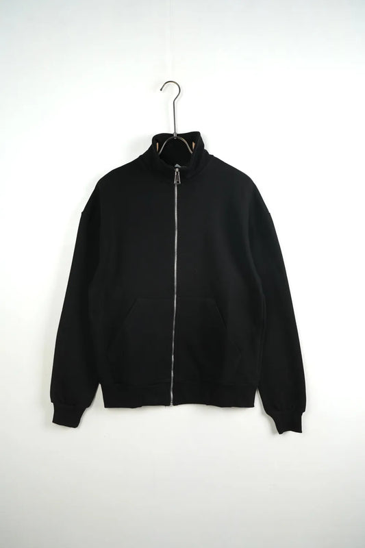 Felpa con zip collo alto