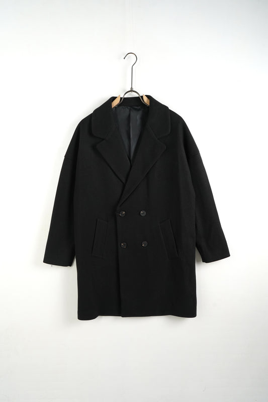 cappotto nero, beige