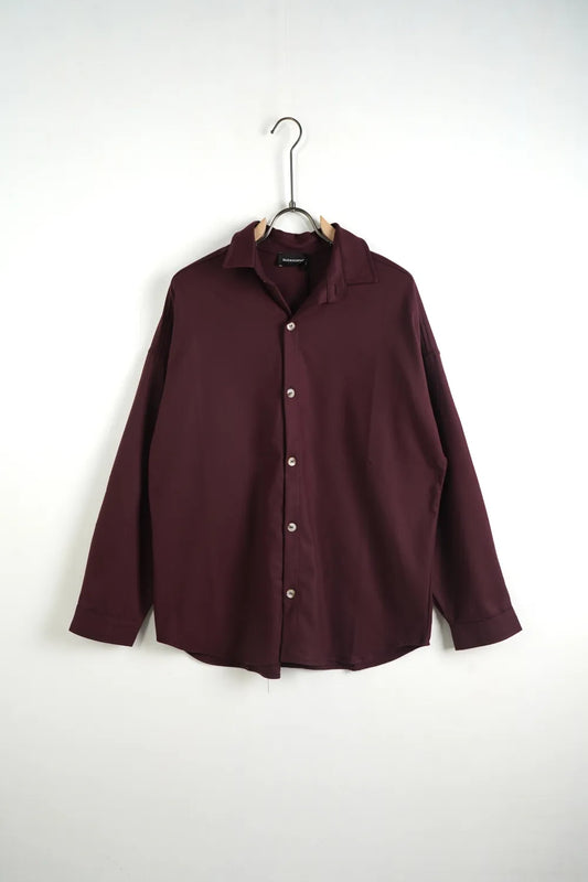 Camicia over bordeaux